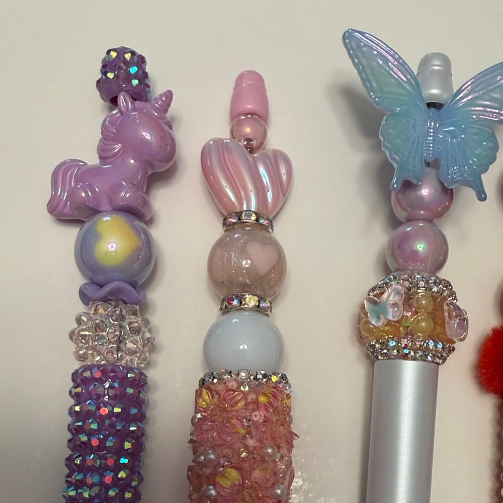 Fancy Hand Beaded Pens - Picture 2 of 3